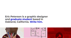 Desktop Screenshot of ericdavidpeterson.com
