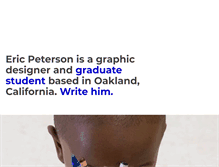 Tablet Screenshot of ericdavidpeterson.com